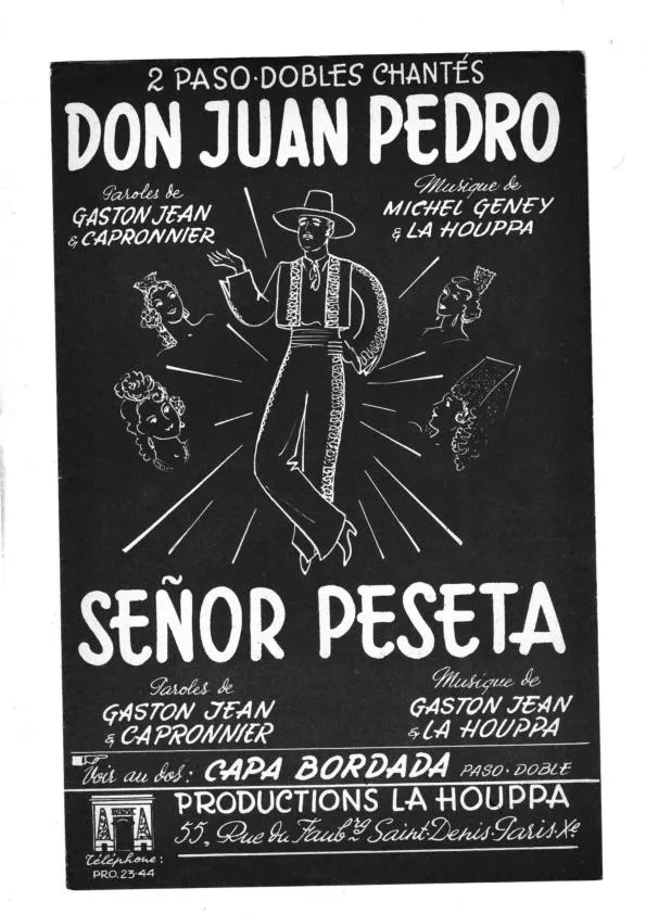 télécharger la partition d'accordéon Señor Peseta (Orchestration) (Paso Doble) au format PDF