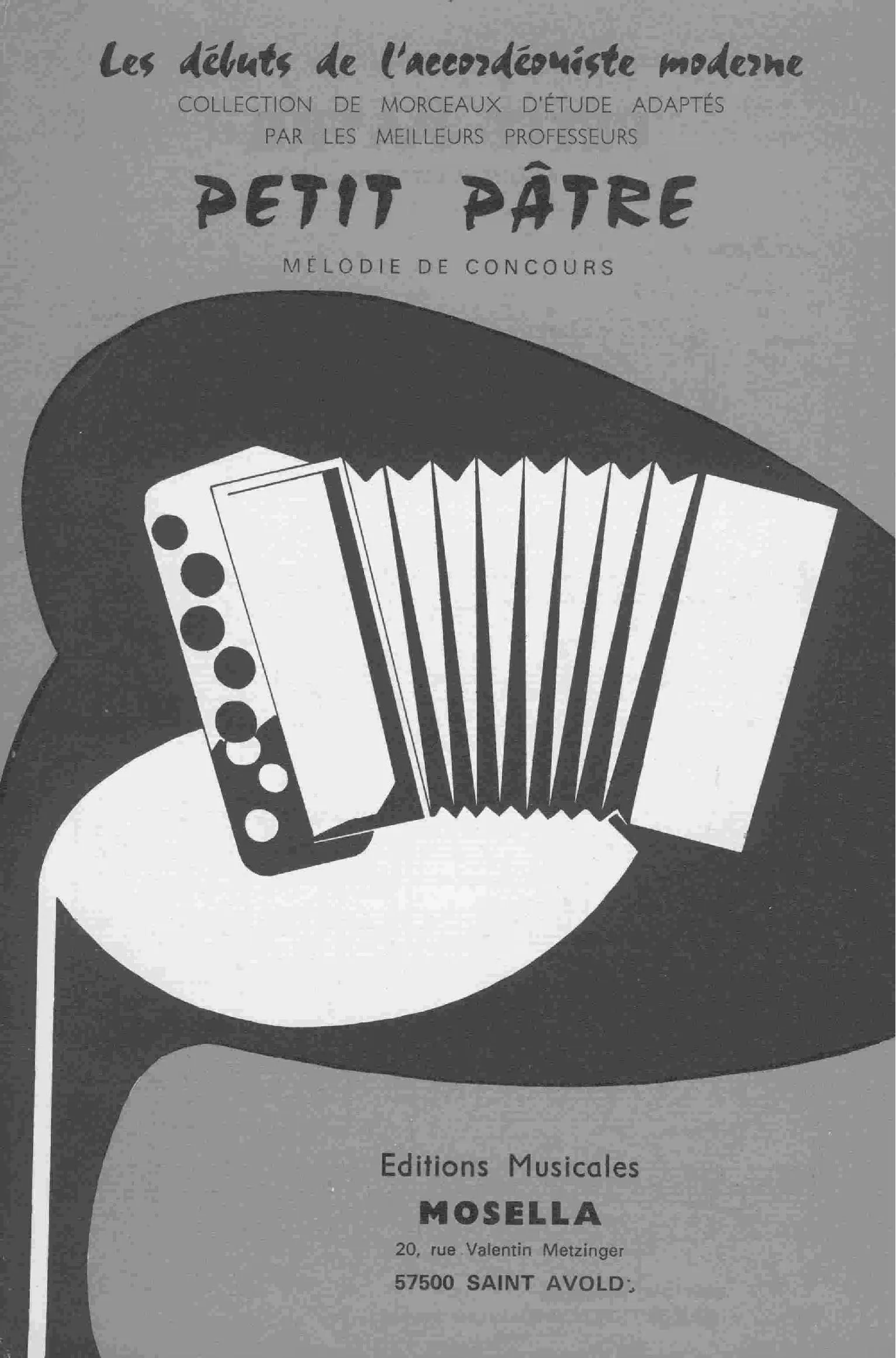 télécharger la partition d'accordéon Petit Pâtre (Mélodie de Concours) au format PDF