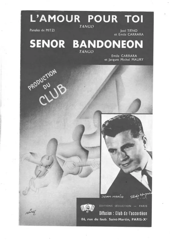 télécharger la partition d'accordéon Señor Bandonéon (Orchestration) (Tango) au format PDF
