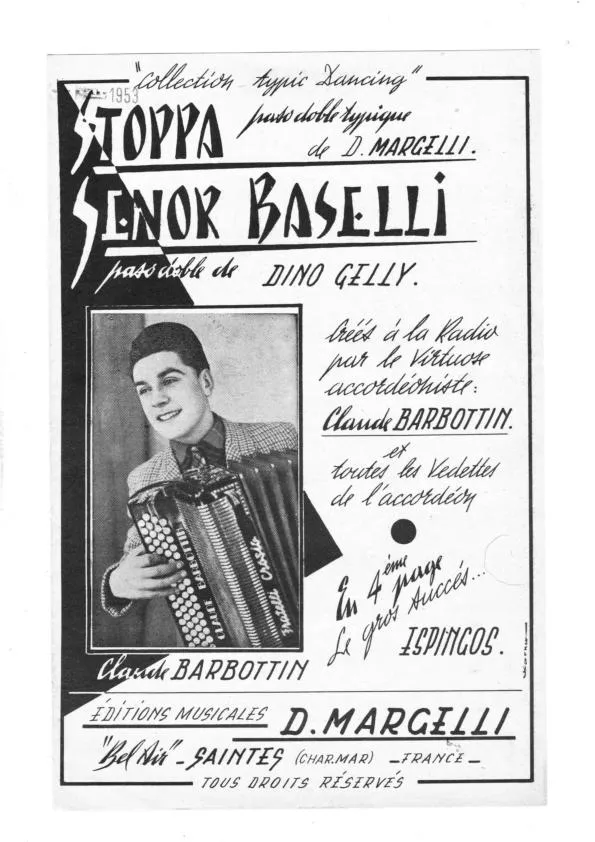 télécharger la partition d'accordéon Senor Baselli (Paso Doble) au format PDF