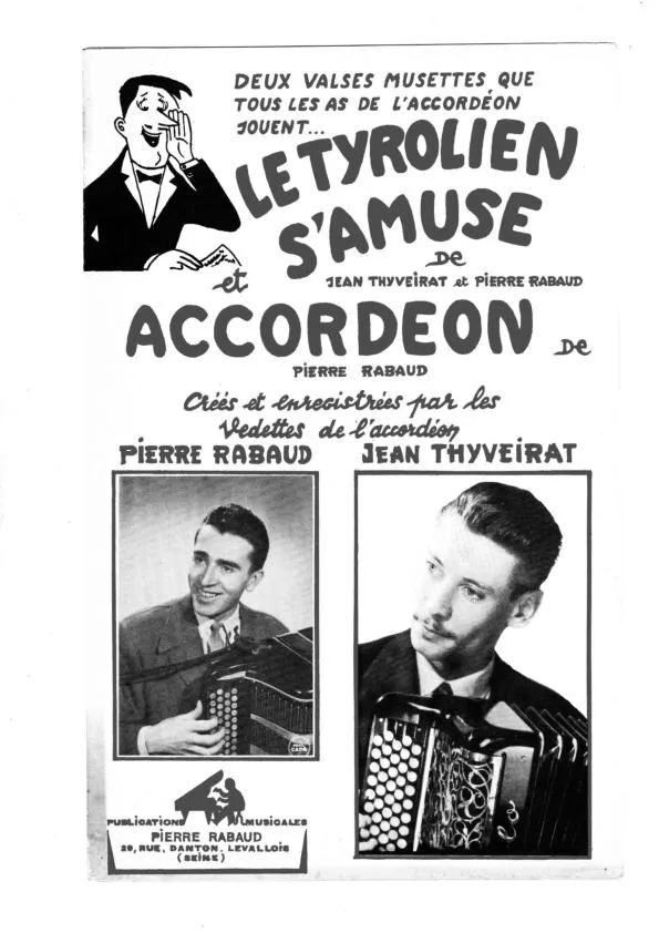 télécharger la partition d'accordéon Le Tyrolien s'amuse + La toupie (Valse Musette) au format PDF