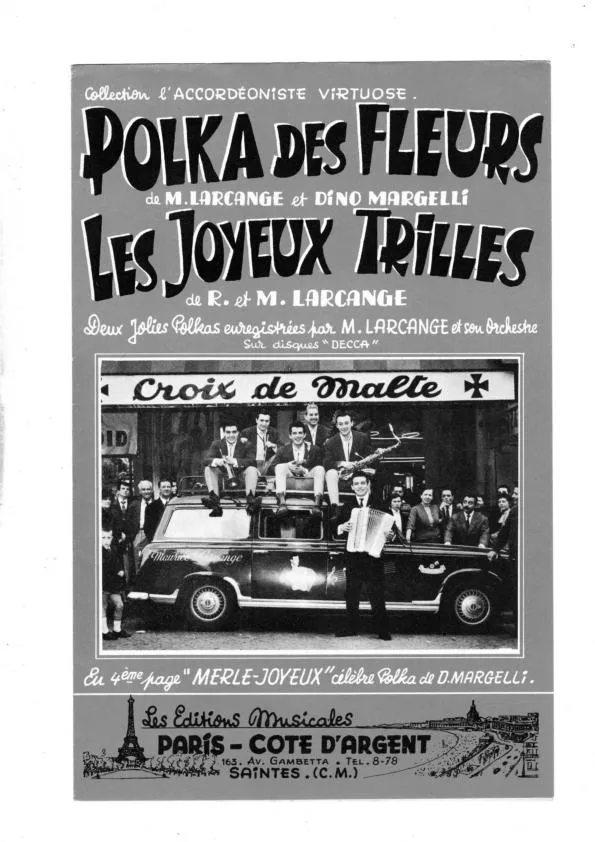 télécharger la partition d'accordéon Les joyeux trilles (Arrangement : Dino Margelli) (Polka) au format PDF