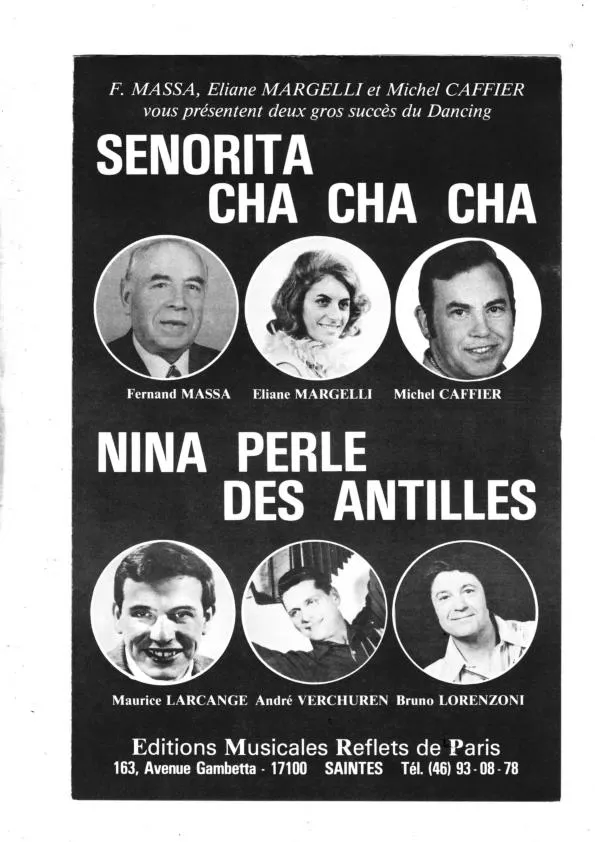 télécharger la partition d'accordéon Nina perle des Antilles au format PDF