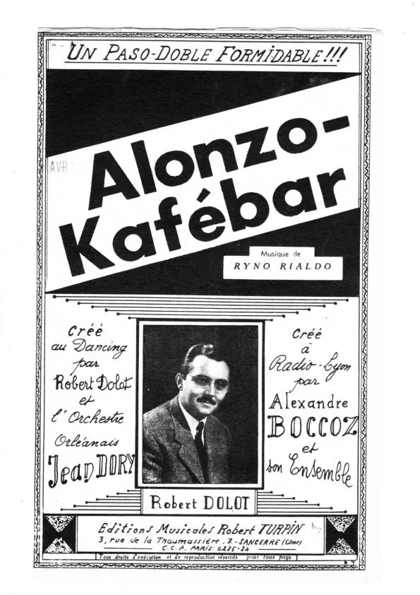 télécharger la partition d'accordéon Alonso Kafébar (Orchestration) (Paso Doble) au format PDF