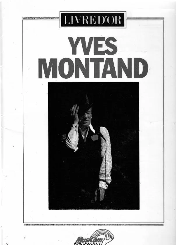 télécharger la partition d'accordéon Livre d'Or : Yves Montand (22 titres) au format PDF