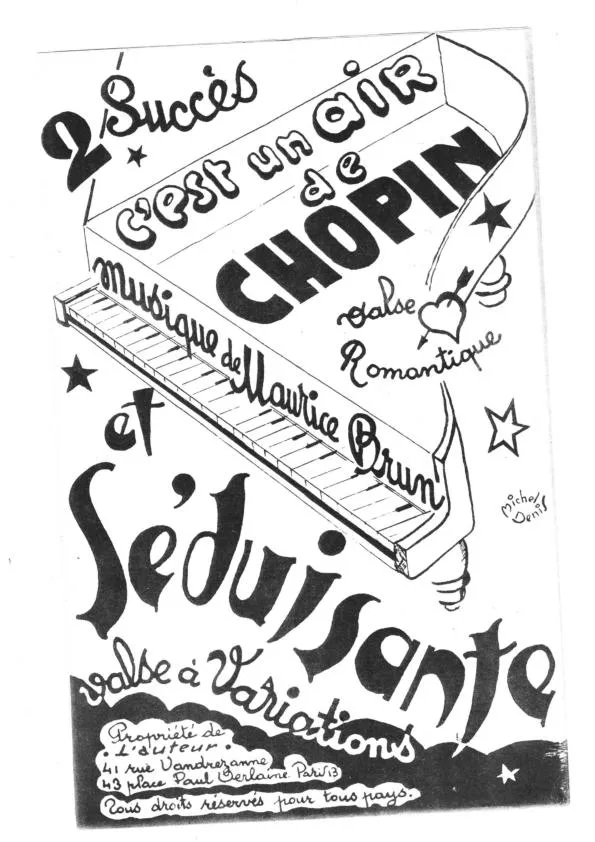 télécharger la partition d'accordéon C'est un air de Chopin (Valse) au format PDF