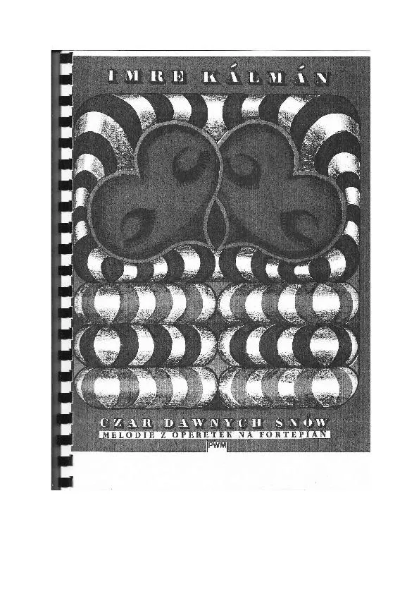 télécharger la partition d'accordéon Melodie z operetek na fortepian (Melodien aus Operetten auf dem Klavier) (Arrangement : Zbigniew Jezewski) (Edition : PWM) au format PDF