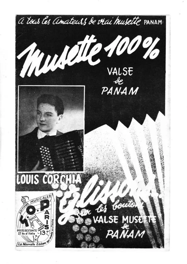 télécharger la partition d'accordéon Musette 100% (Valse Variations) au format PDF