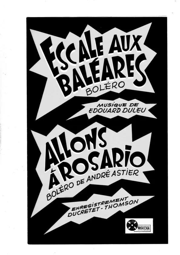télécharger la partition d'accordéon Escale aux Baléares (Orchestration) (Boléro) au format PDF