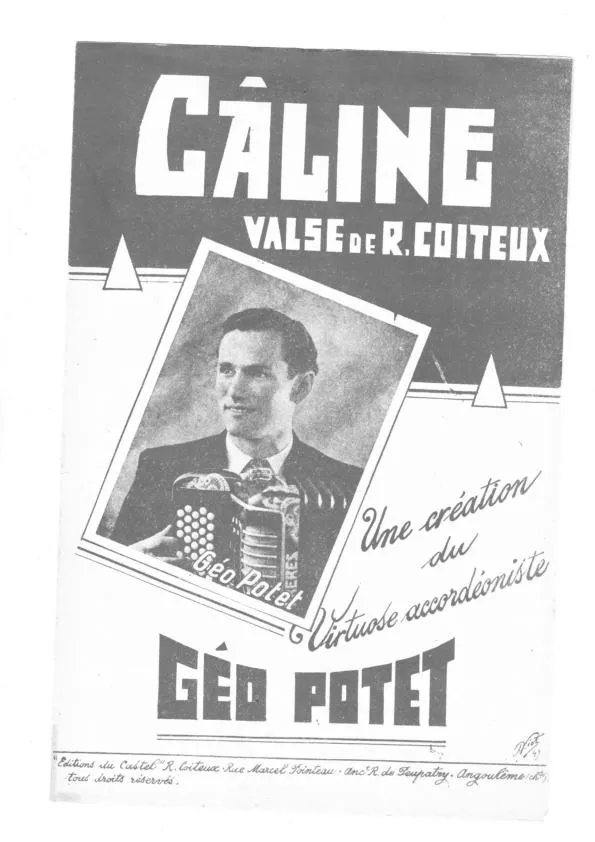 télécharger la partition d'accordéon Câline (Valse) au format PDF