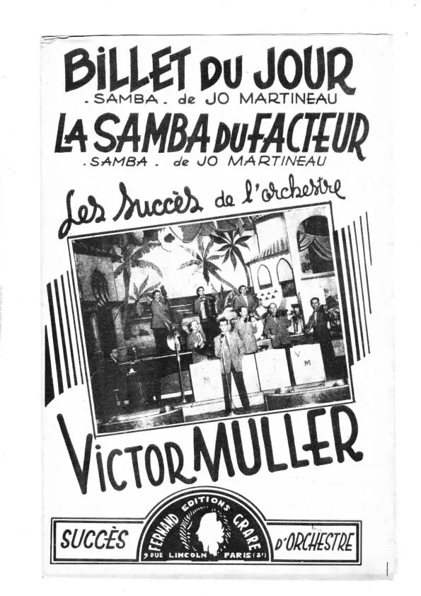 télécharger la partition d'accordéon Billet du jour + La samba du facteur (Orchestration Complète) (Samba) au format PDF