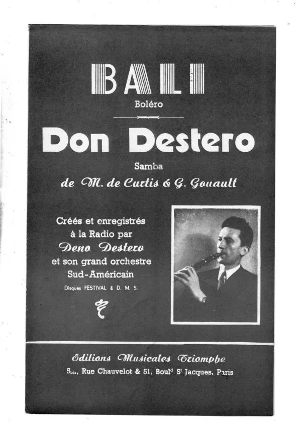 télécharger la partition d'accordéon Don Destero (Orchestration) (Samba) au format PDF