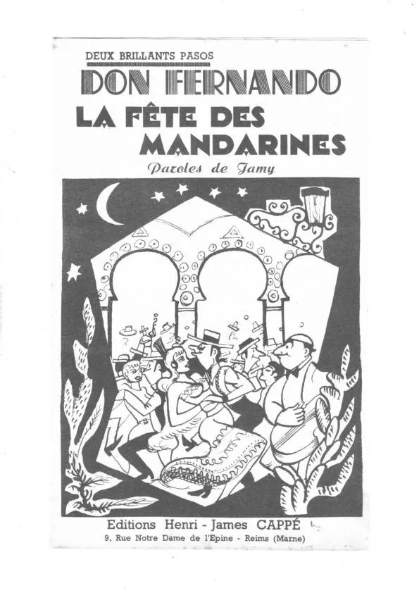 télécharger la partition d'accordéon La fête des mandarines  (Orchestration Complète) (Paso Doble) au format PDF
