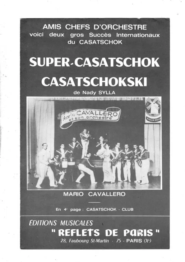 télécharger la partition d'accordéon Super Casatschoc (Orchestration) + La reine du casatschok au format PDF