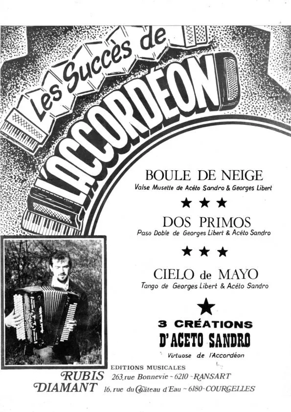 télécharger la partition d'accordéon Boule de neige (Valse Musette) au format PDF