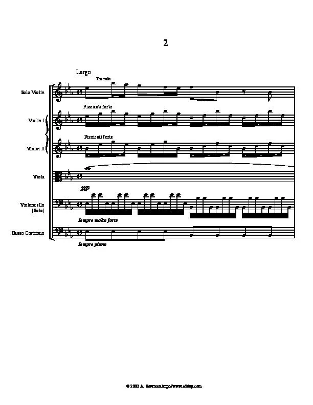 télécharger la partition d'accordéon Concerto n°4 in f minor L'Inverno (Winter) (2 Titres) (Conducteur) au format PDF