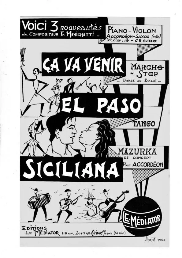 télécharger la partition d'accordéon Siciliana (Mazurka de Concert) au format PDF