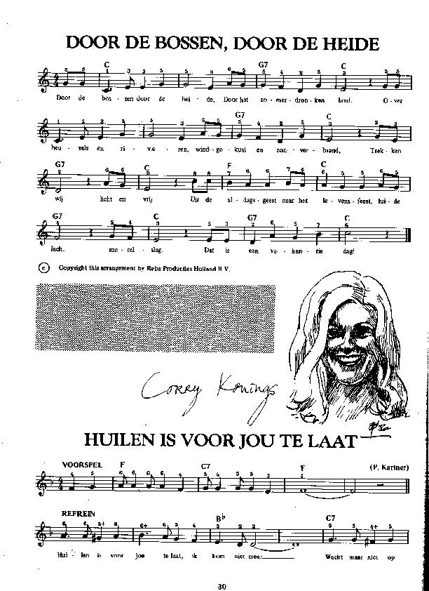 télécharger la partition d'accordéon Chansons Hollandaises au format PDF