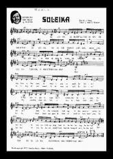 télécharger la partition d'accordéon Suleika (Chant : Eddy Wally) au format PDF