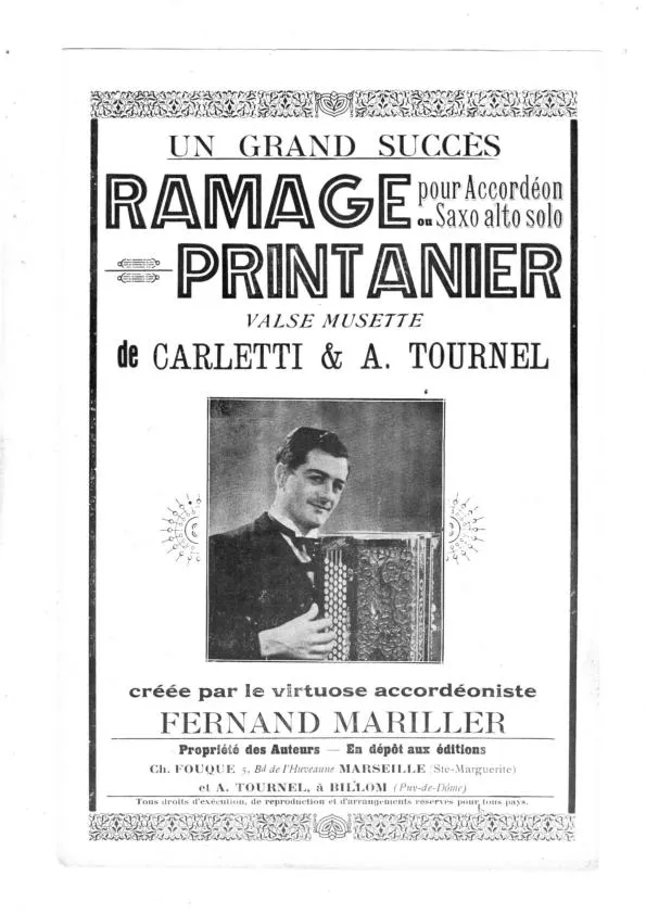 télécharger la partition d'accordéon Ramage printanier (Valse Musette) au format PDF