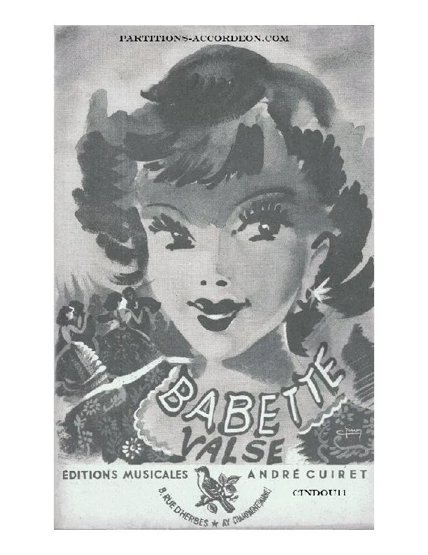 télécharger la partition d'accordéon Babette (Valse) au format PDF