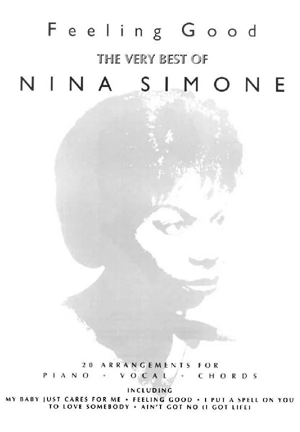 télécharger la partition d'accordéon Feeling Good The Very Best Of Nina Simone (20 titres) au format PDF