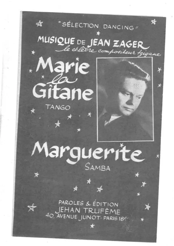 télécharger la partition d'accordéon Marie la Gitane (Tango Bohémien) au format PDF