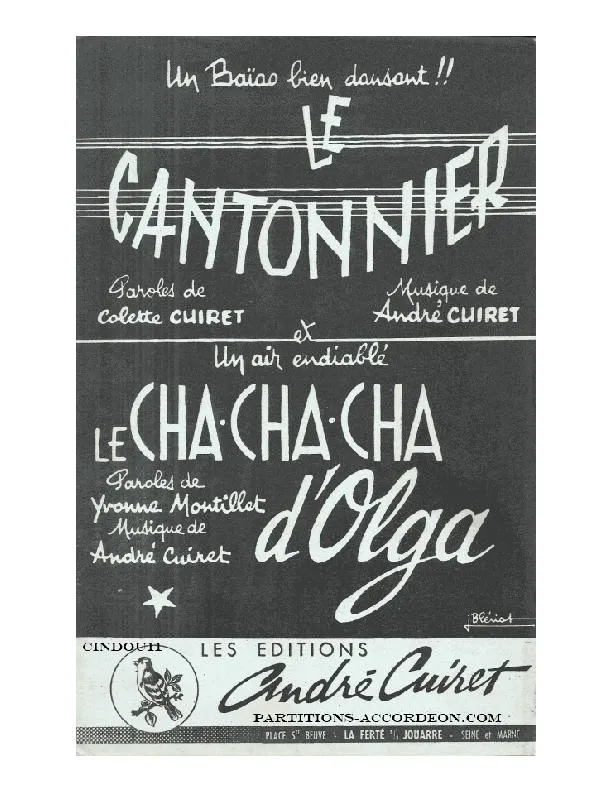 télécharger la partition d'accordéon Le Cantonnier (Orchestration) (Baïon) au format PDF