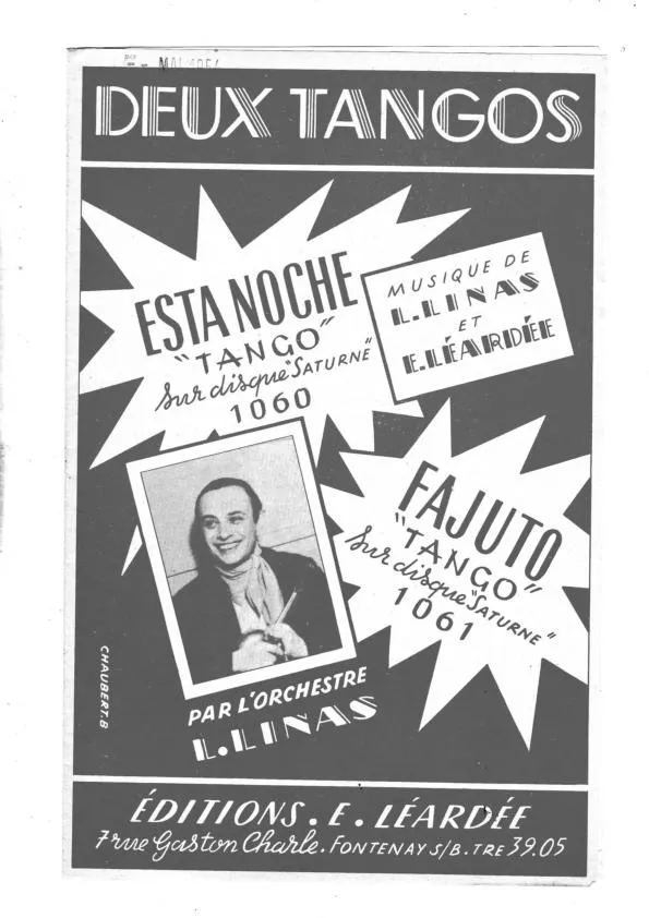 télécharger la partition d'accordéon Fajuto (duo de bandonéons) (Tango) au format PDF