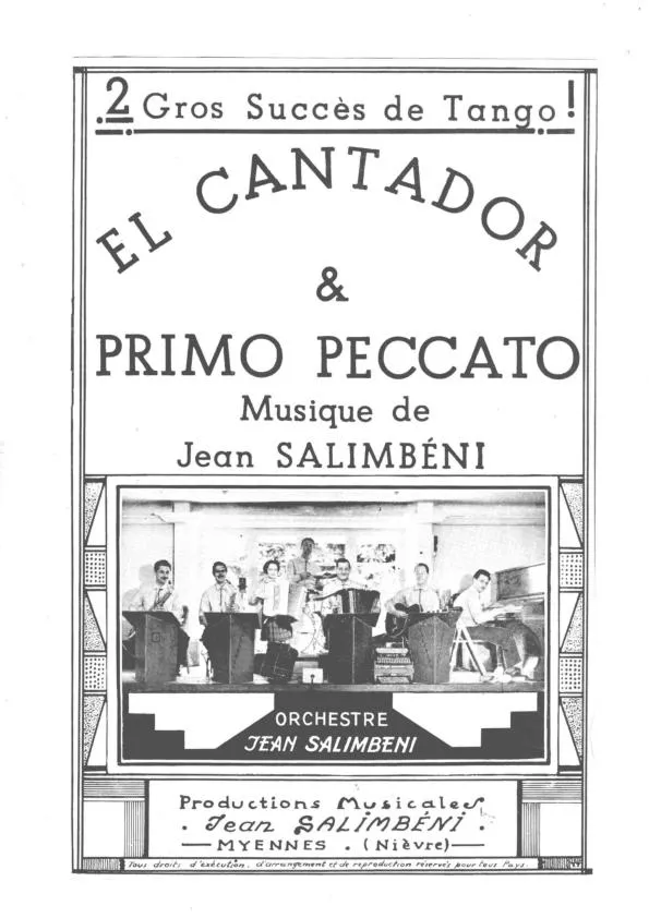 télécharger la partition d'accordéon Primo Peccato (Orchestration) (Tango Typique) au format PDF