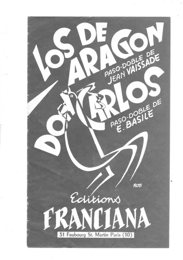télécharger la partition d'accordéon Los de Aragon (Orchestration) (Paso Doble) au format PDF