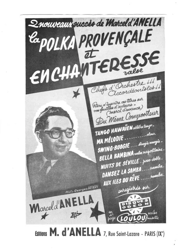 télécharger la partition d'accordéon Polka Provençale (Orchestration) + Loulou (Valse Musette) au format PDF
