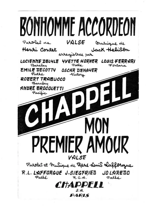 télécharger la partition d'accordéon Bonhomme Accordéon (Orchestration) (Valse) au format PDF