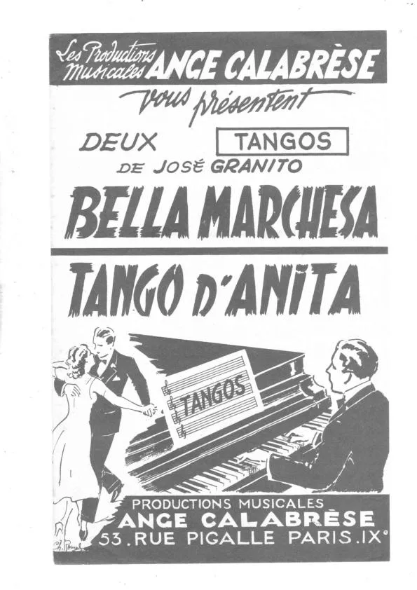 télécharger la partition d'accordéon Tango d'Anita (Orchestration) au format PDF