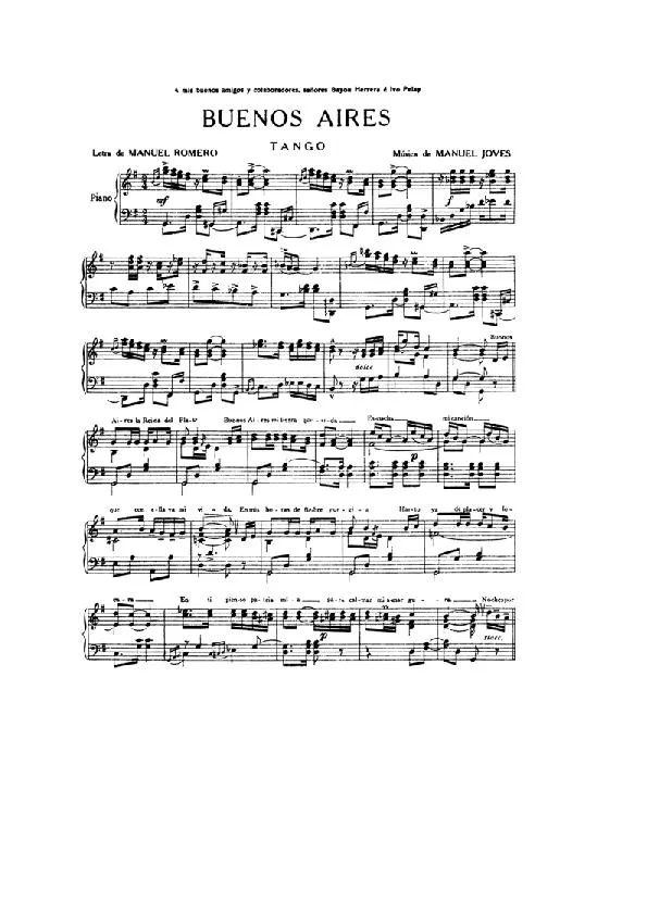 télécharger la partition d'accordéon Buenos Aires (Tango) au format PDF