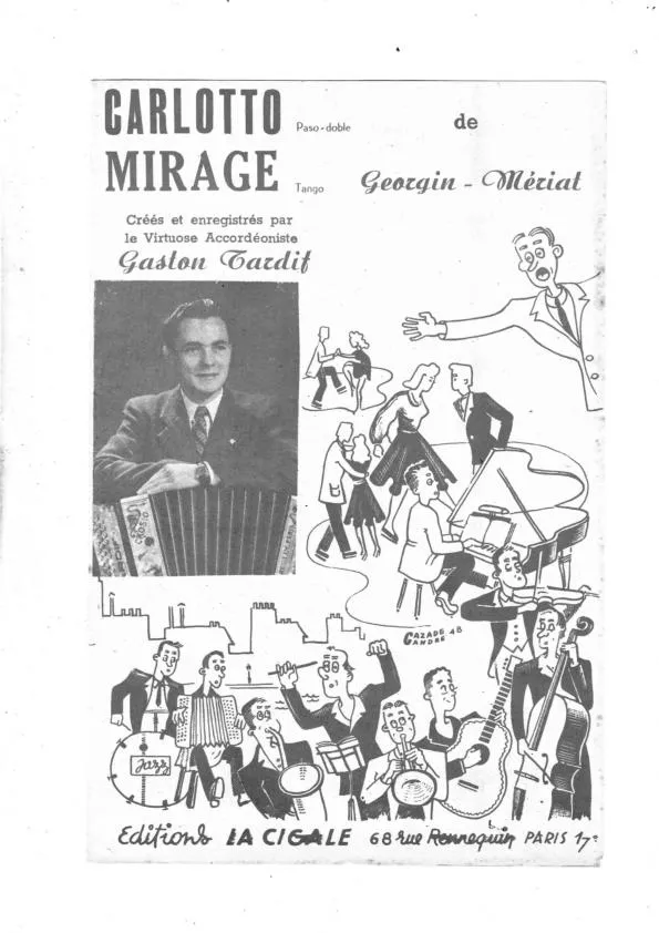 télécharger la partition d'accordéon Mirage (Orchestration Complète) (Tango) au format PDF