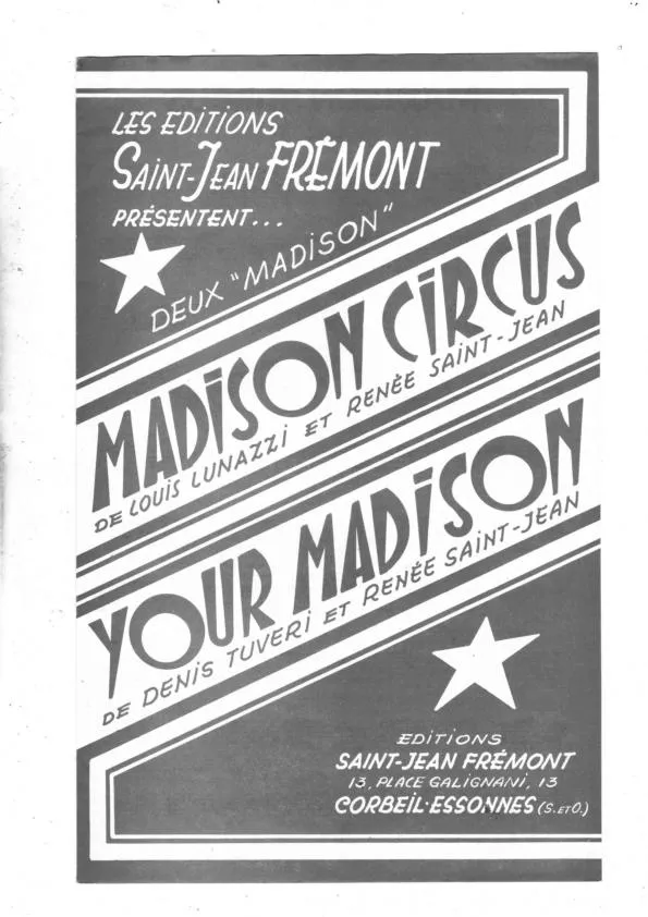 télécharger la partition d'accordéon Madison Circus (Orchestration) au format PDF