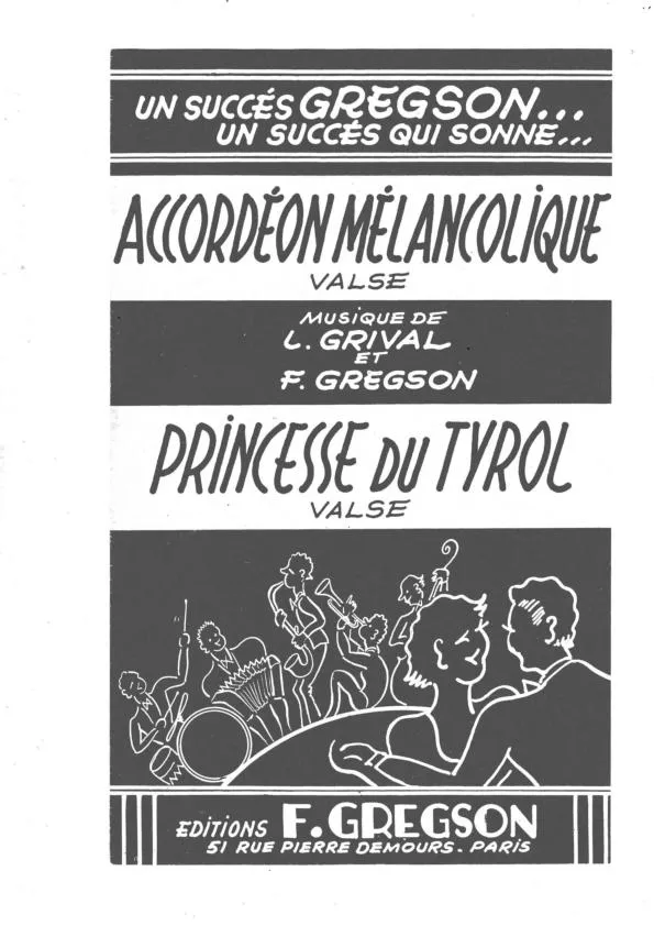 télécharger la partition d'accordéon Accordéon mélancolique (Valse) au format PDF