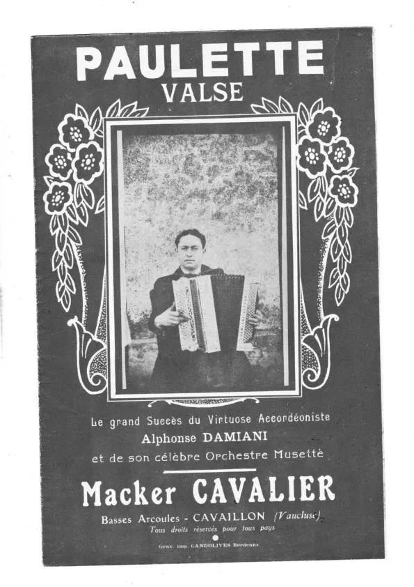 télécharger la partition d'accordéon Paulette (Orchestration Complète) (Valse) au format PDF