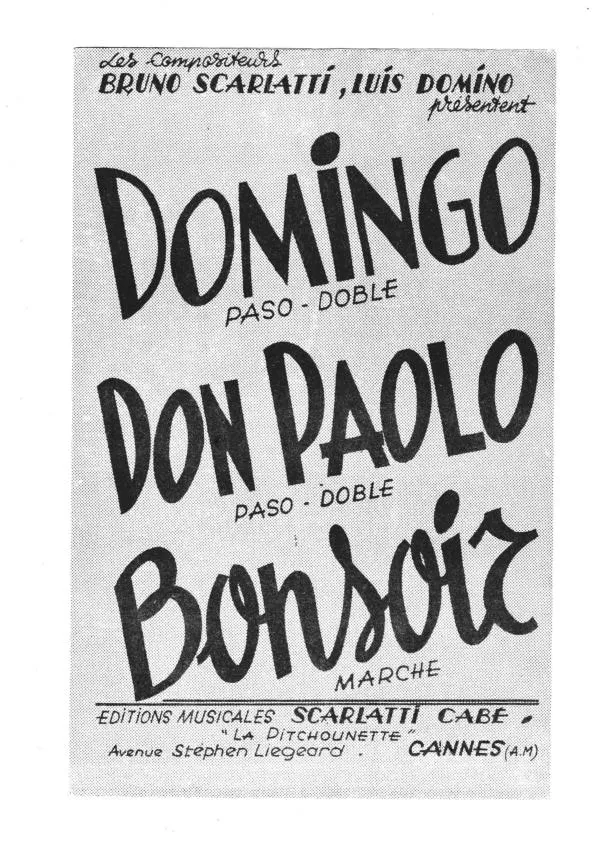 télécharger la partition d'accordéon Don Paolo (Orchestration) (Paso Doble) au format PDF