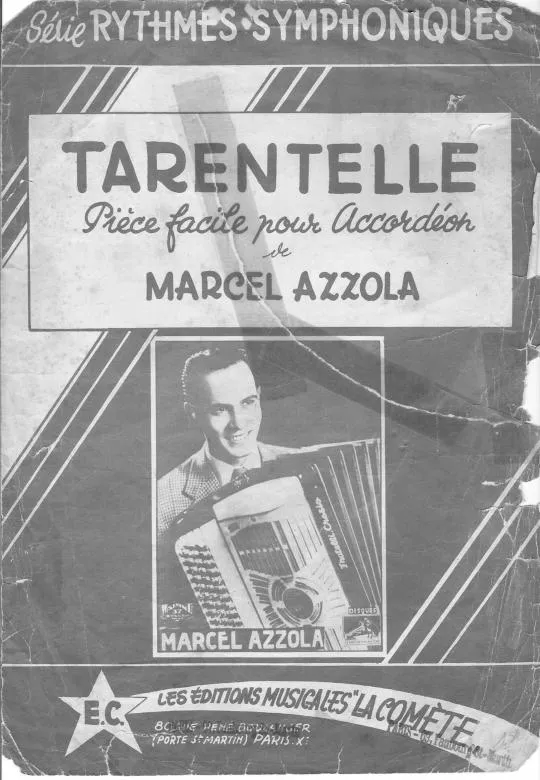télécharger la partition d'accordéon Tarentelle (Pièce facile pour accordéon) au format PDF