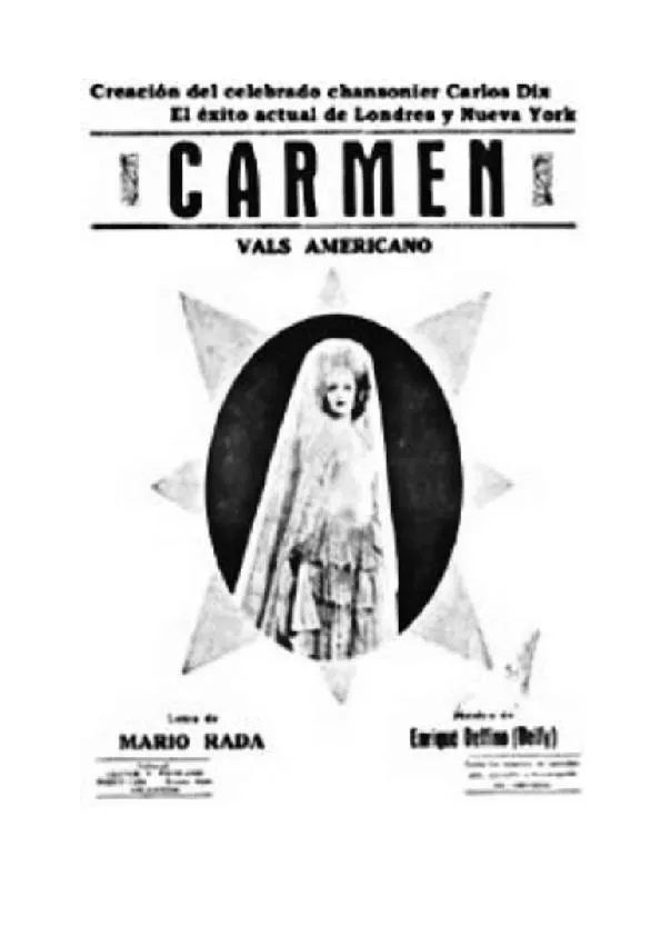 télécharger la partition d'accordéon Carmen (Valse Americano) au format PDF