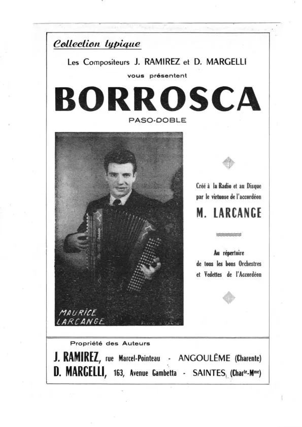 télécharger la partition d'accordéon Borrosca (Orchestration) (Paso Doble) au format PDF