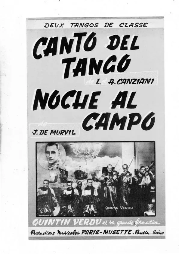télécharger la partition d'accordéon Canto del Tango au format PDF
