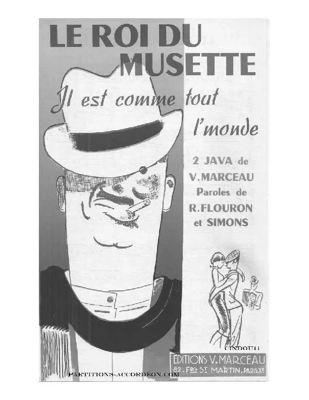télécharger la partition d'accordéon Le roi du musette (Orchestration) (Java Chantée) au format PDF