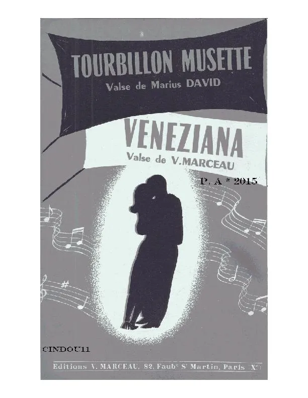 télécharger la partition d'accordéon Tourbillon Musette (Valse) au format PDF