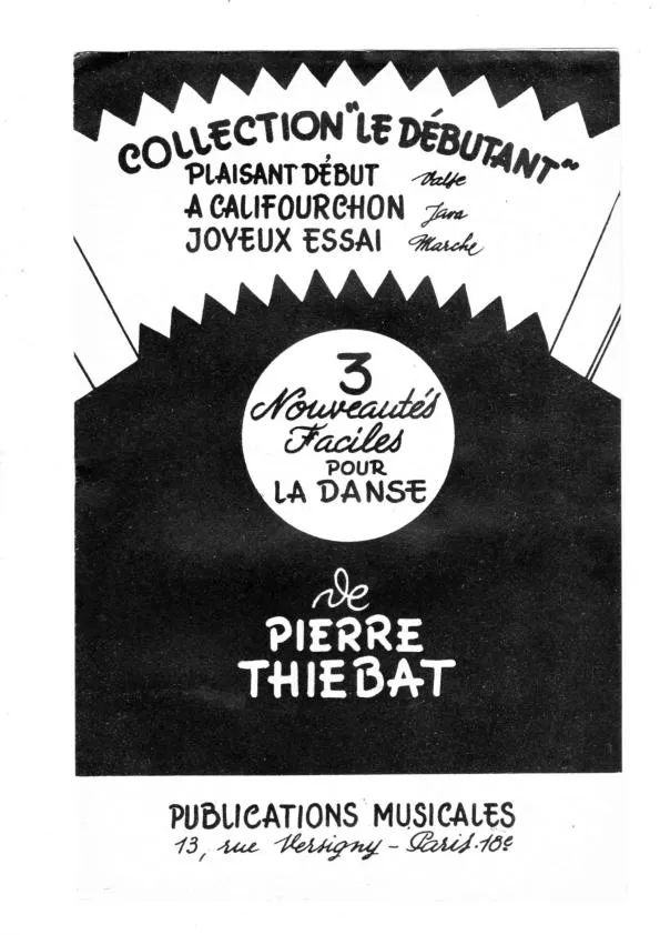 télécharger la partition d'accordéon Collection le débutant : 3 Nouveautés faciles pour la danse (Plaisant début + A califourchon + Joyeux essai) (Doigtés boutons et Piano) au format PDF