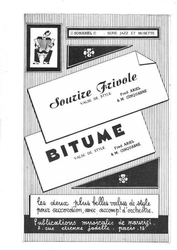 télécharger la partition d'accordéon Sourire frivole (Valse) au format PDF