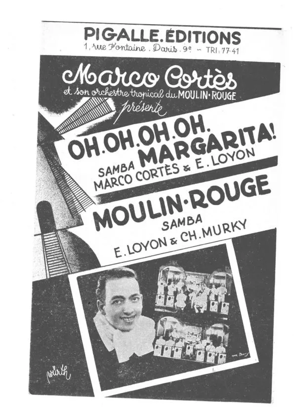 télécharger la partition d'accordéon Moulin rouge (Molino rojo) (Arrangement : Marcos Cortès) (Orchestration) (Samba) au format PDF