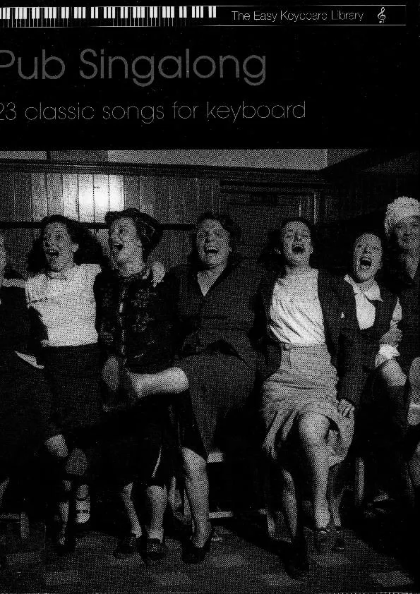 télécharger la partition d'accordéon Pubsingalong : 23 Classic Songs for Keyboard au format PDF